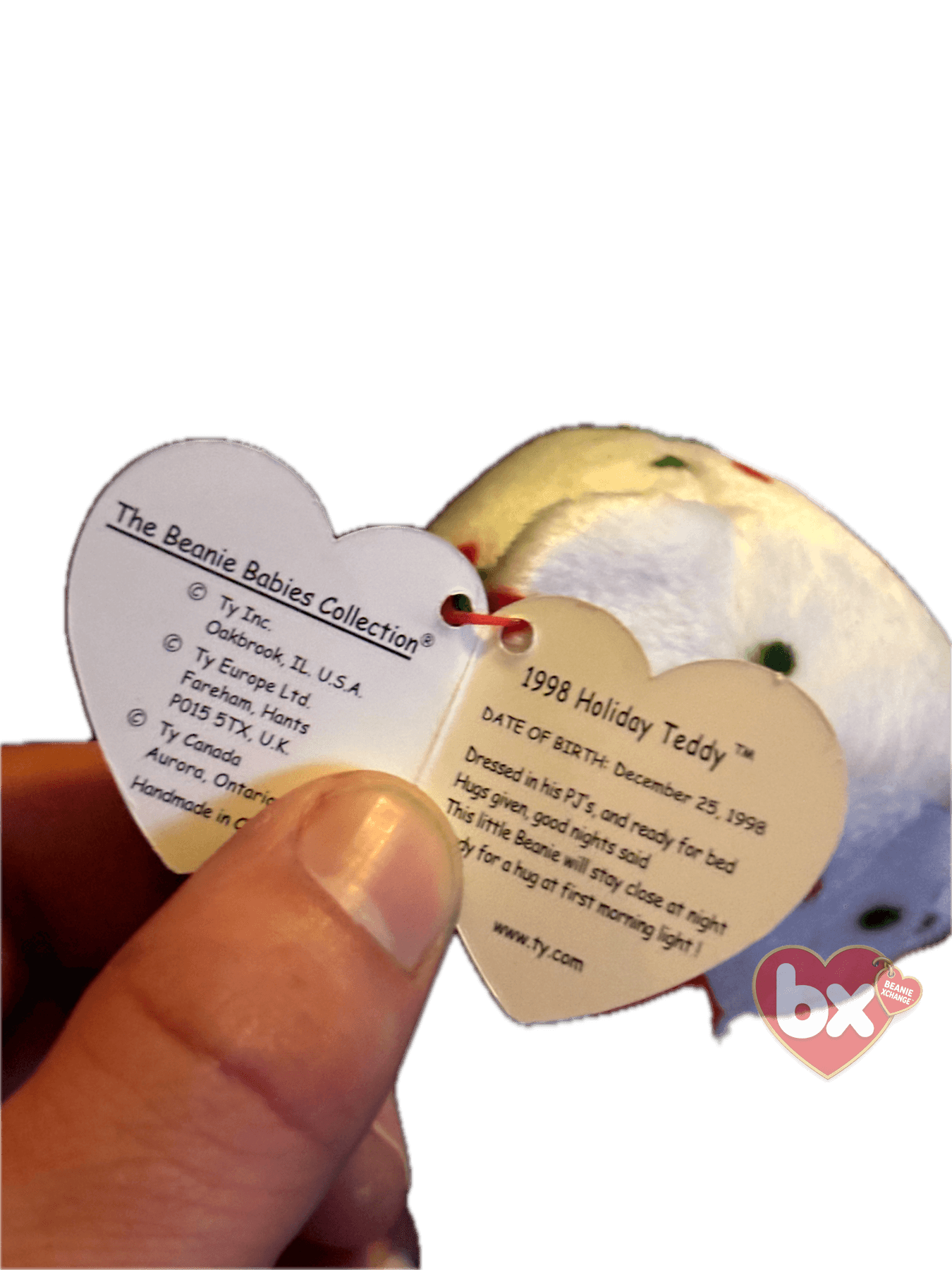 Holiday Teddy — Ty Beanie Baby (photo 4)
