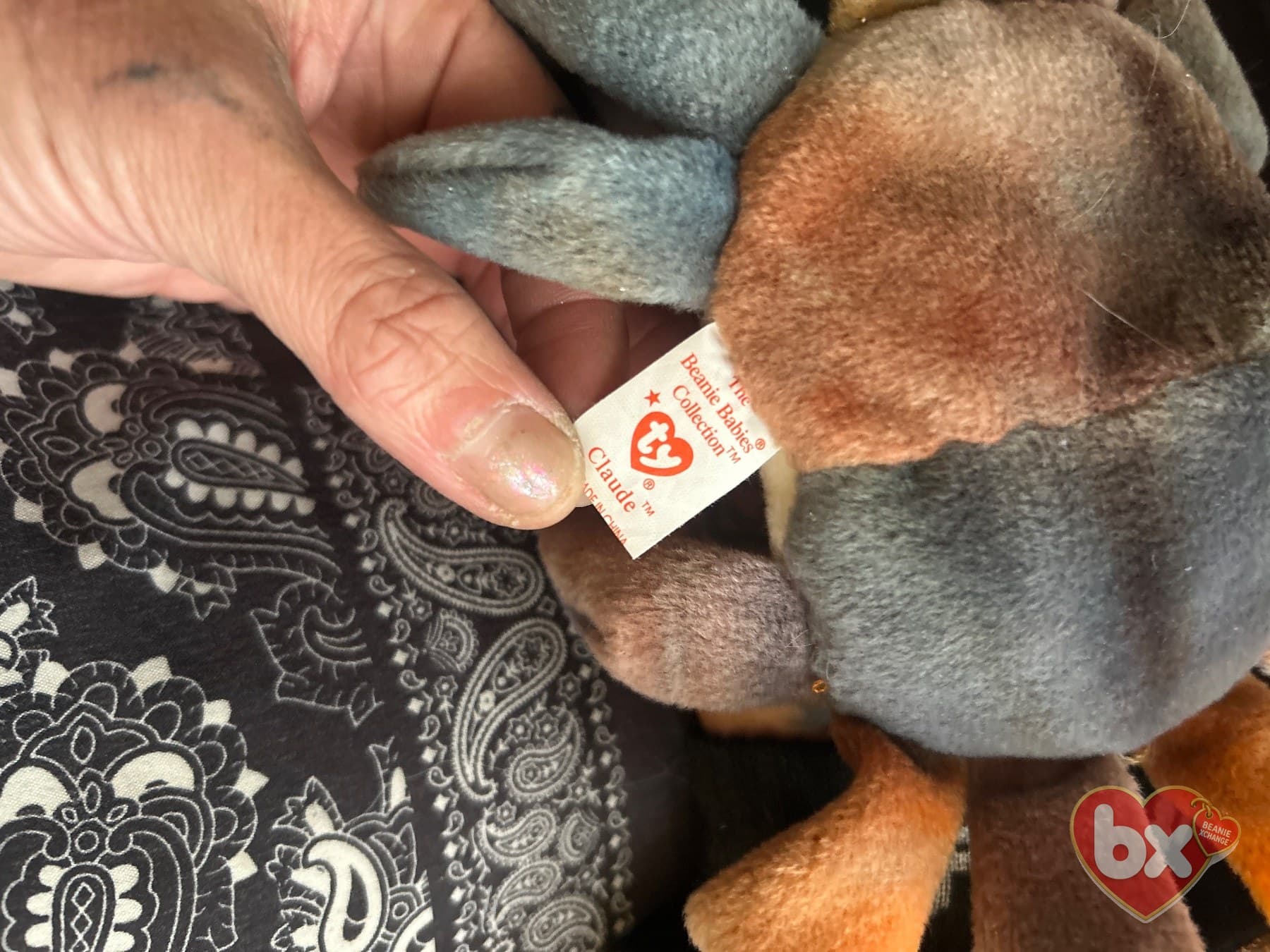 Ty Claude the Crab 1996 Vintage Beanie Baby 4083 | Good Condition (photo 5)