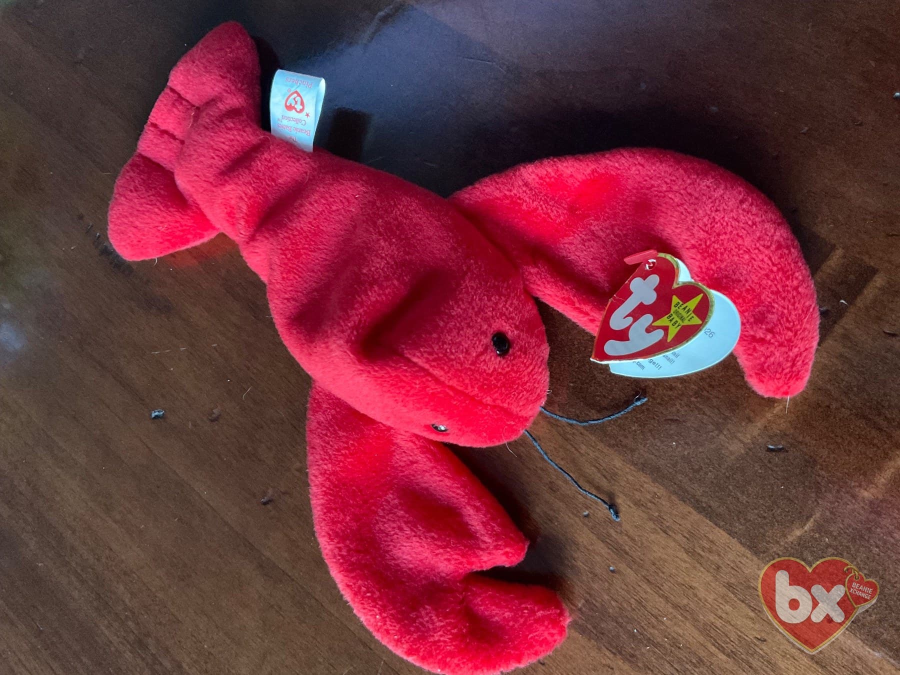 Pinchers — Ty Beanie Baby lobster (1993) (photo 5)