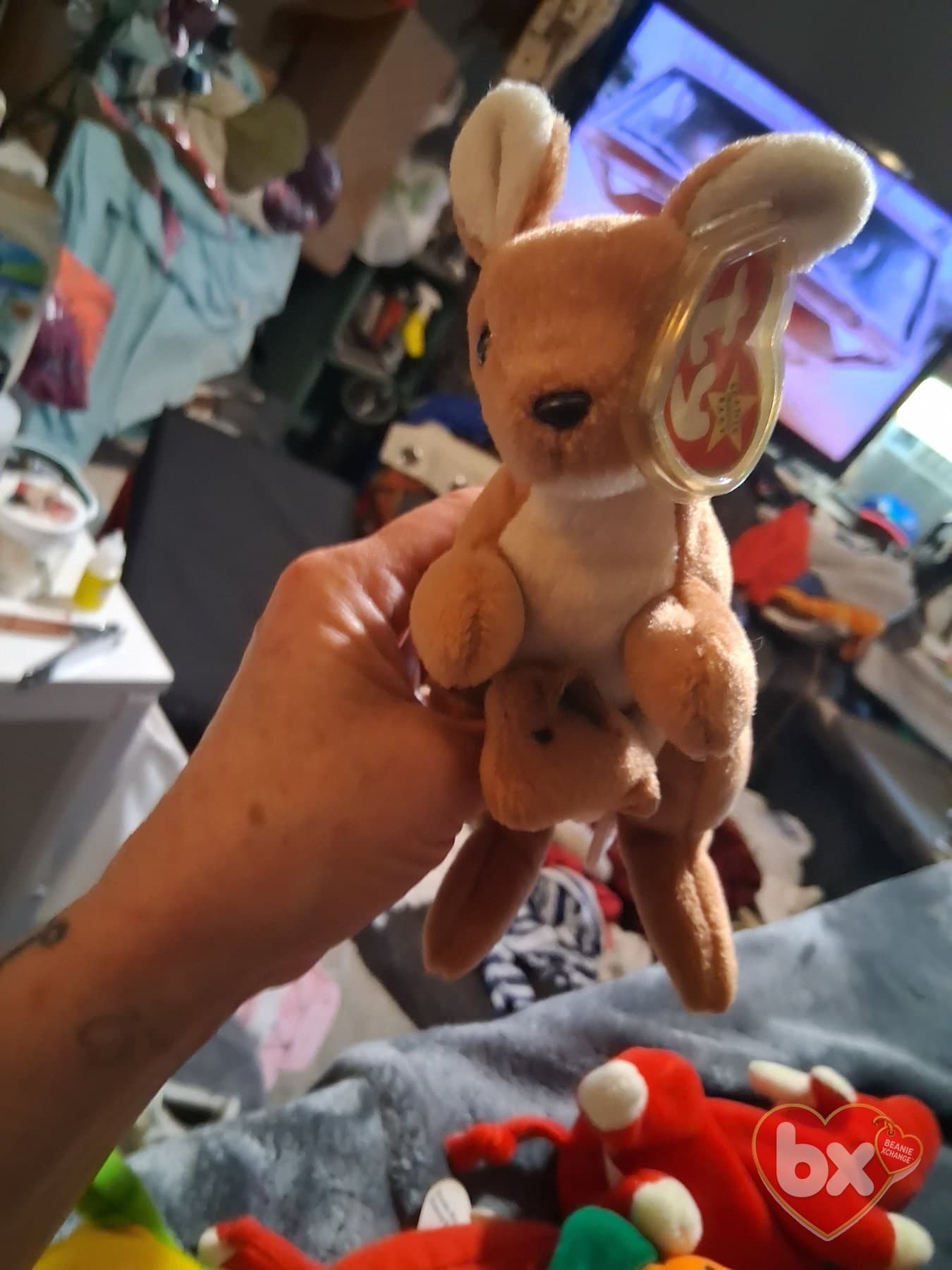 Legs — Ty Beanie Baby frog (1998) (photo 3)