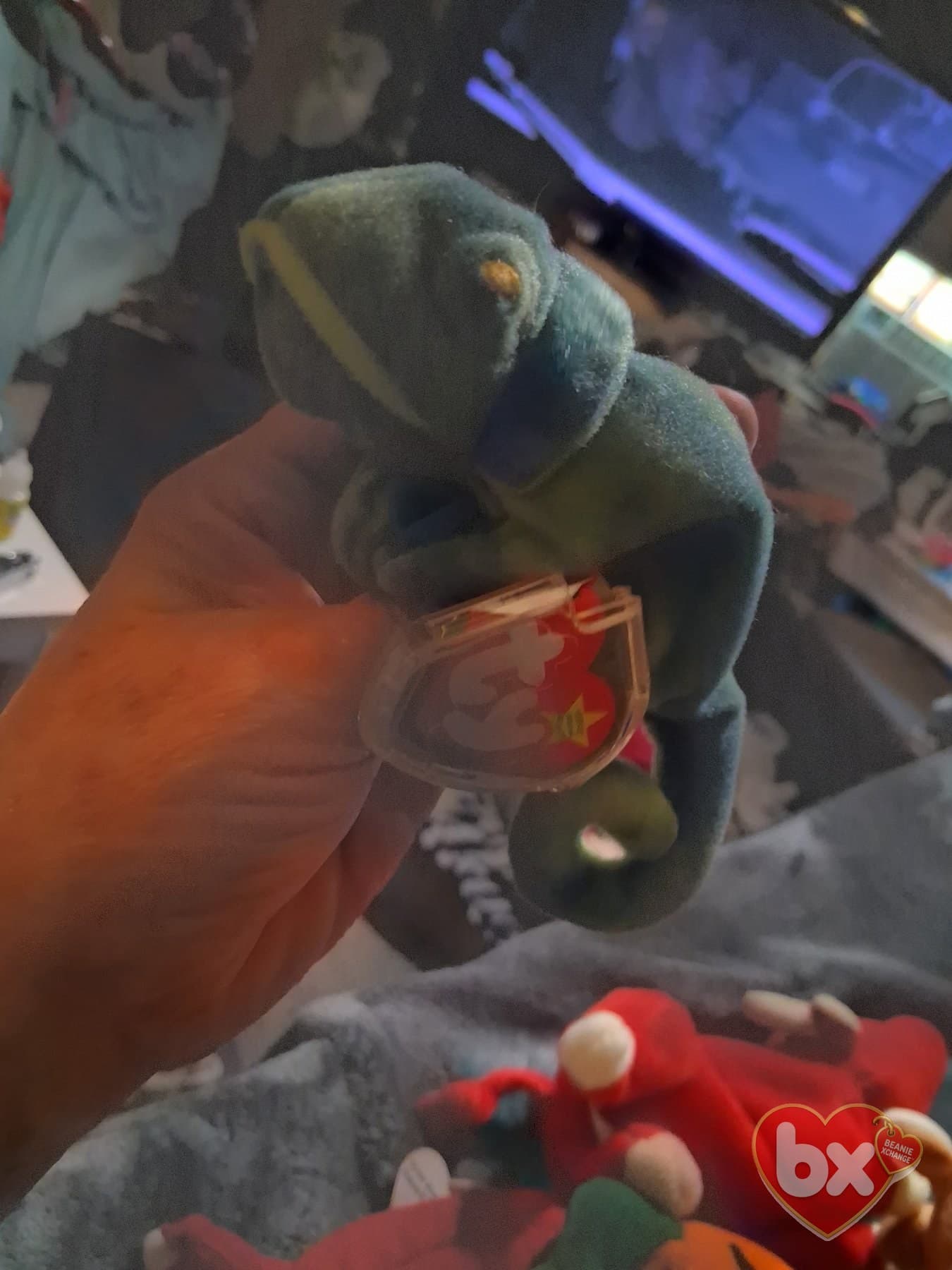 Legs — Ty Beanie Baby frog (1998) (photo 5)