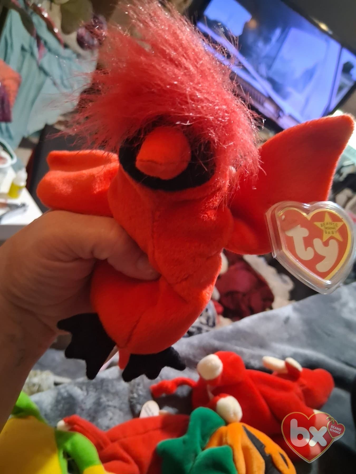 Legs — Ty Beanie Baby frog (1998) (photo 6)