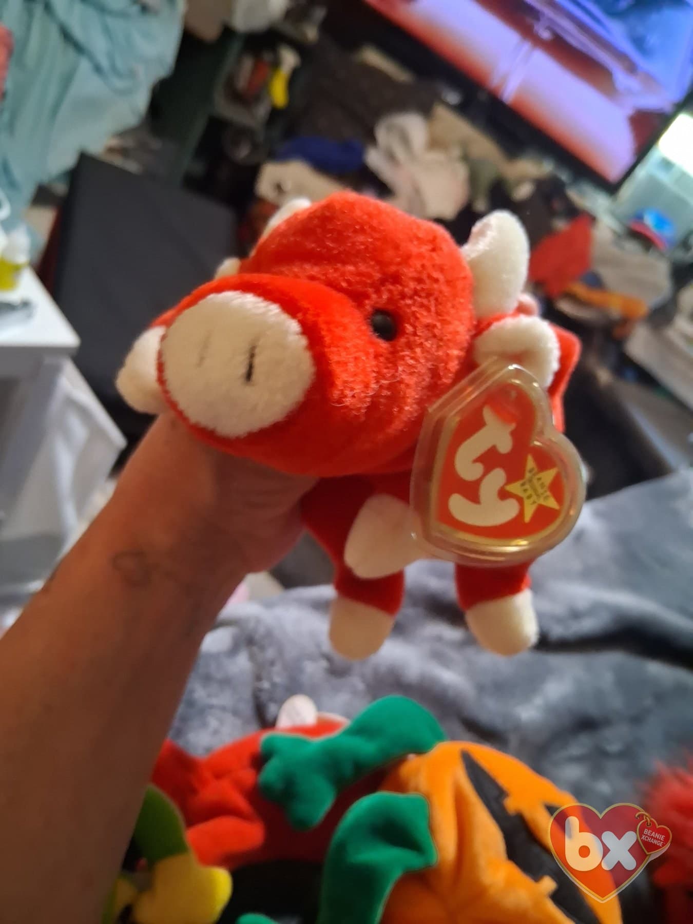 Legs — Ty Beanie Baby frog (1998) (photo 7)