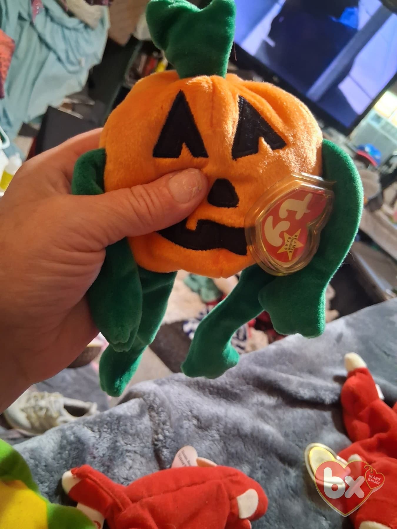 Legs — Ty Beanie Baby frog (1998) (photo 8)
