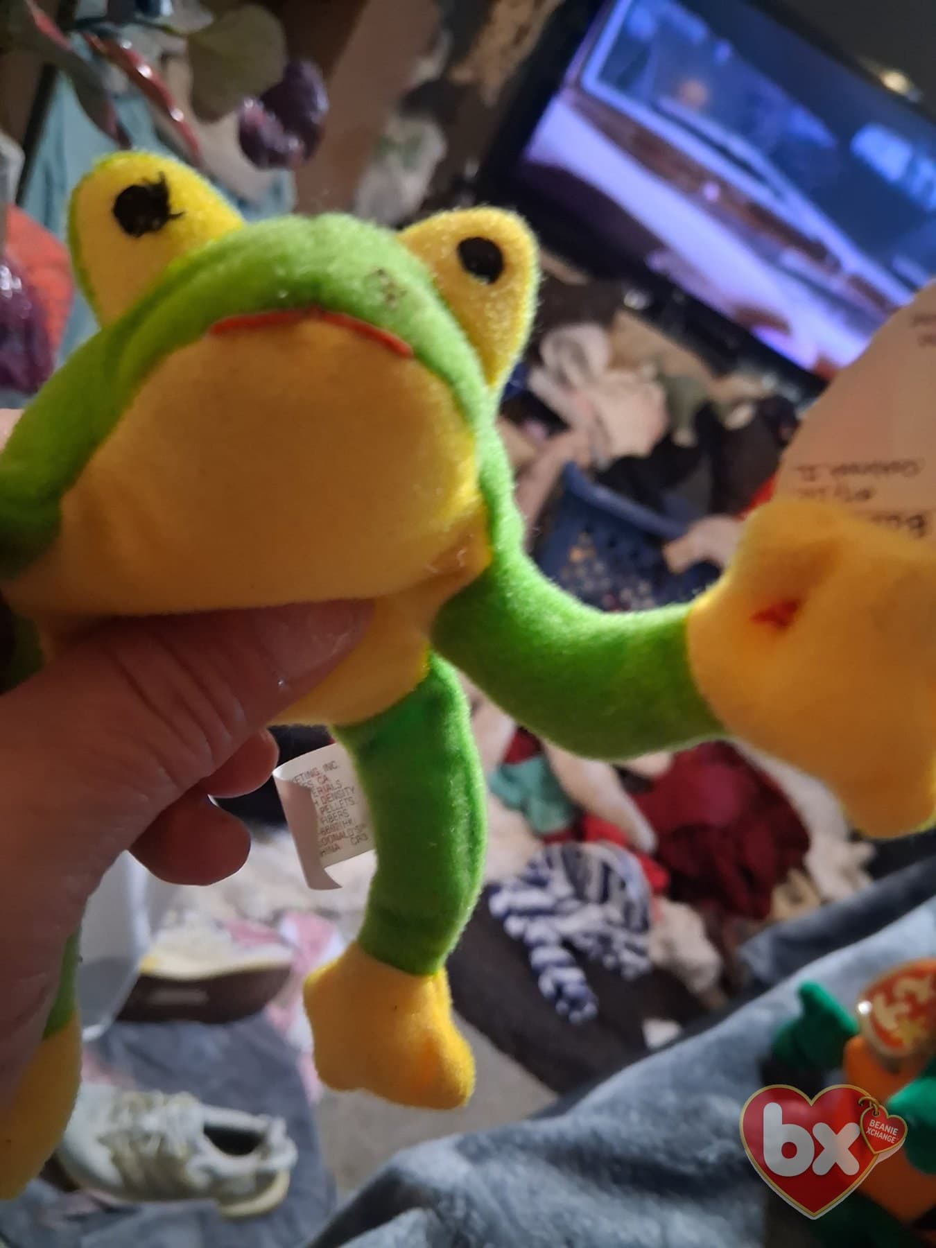 Legs — Ty Beanie Baby frog (1998) (photo 9)