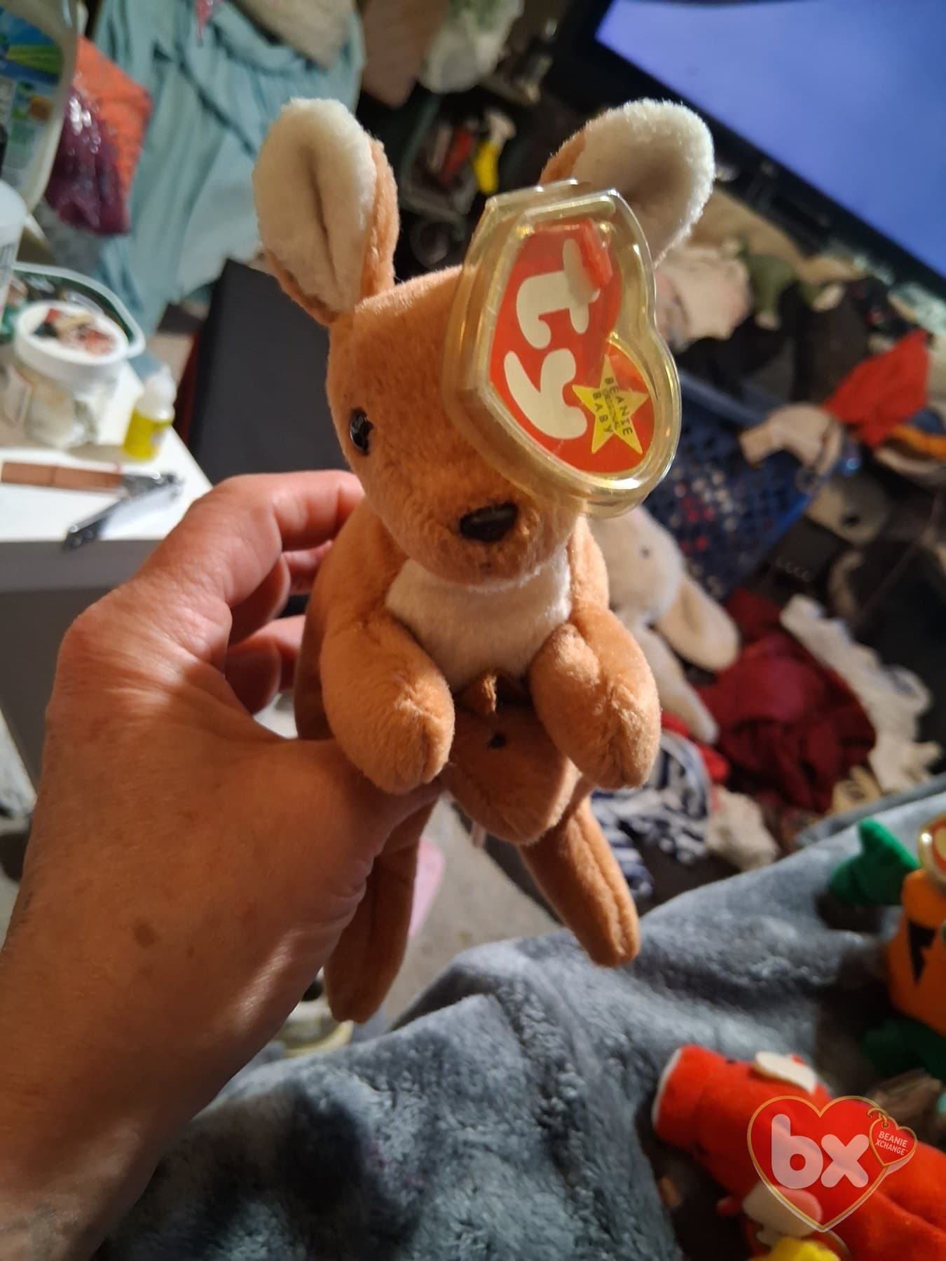 Legs — Ty Beanie Baby frog (1998) (photo 10)