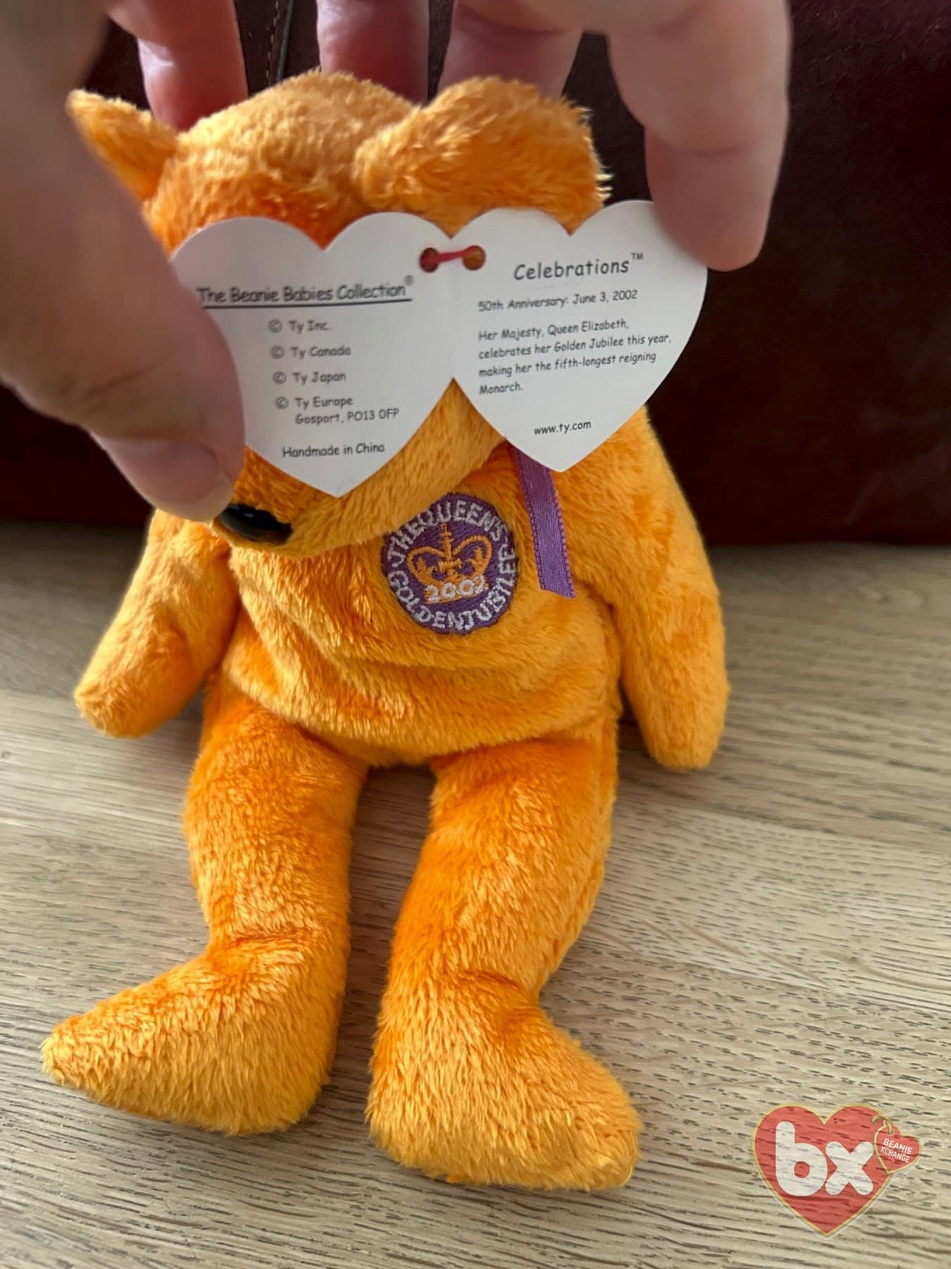 The Queen's Golden Jubilee Bear — Ty Beanie Baby (photo 2)
