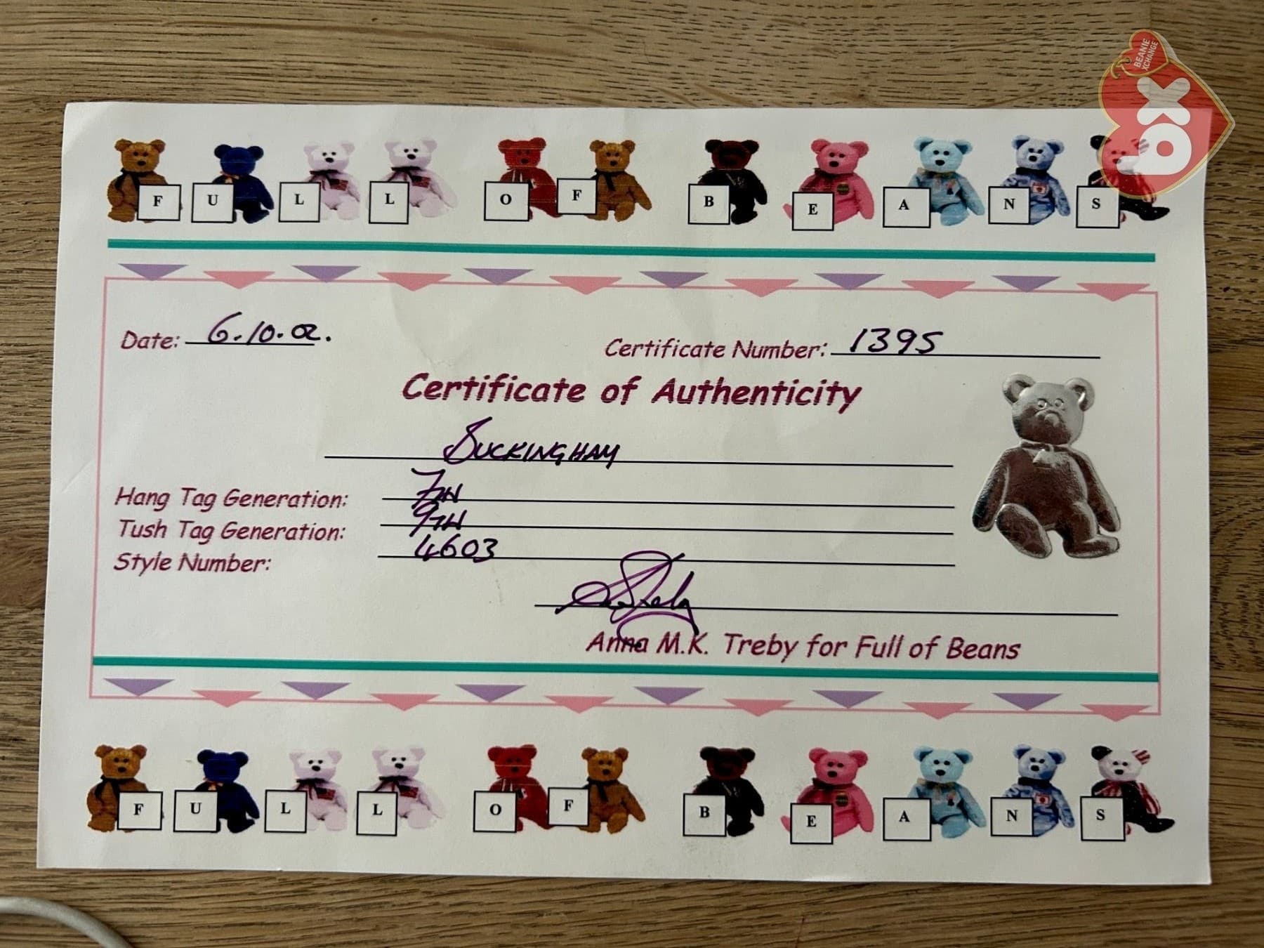 Buckingham — Ty Beanie Baby (photo 5)