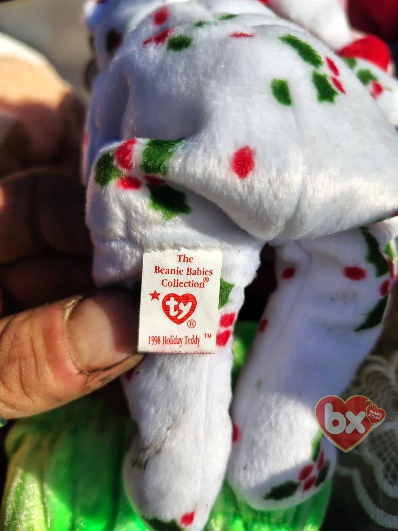 Holiday Teddy — Ty Beanie Baby (photo 3)