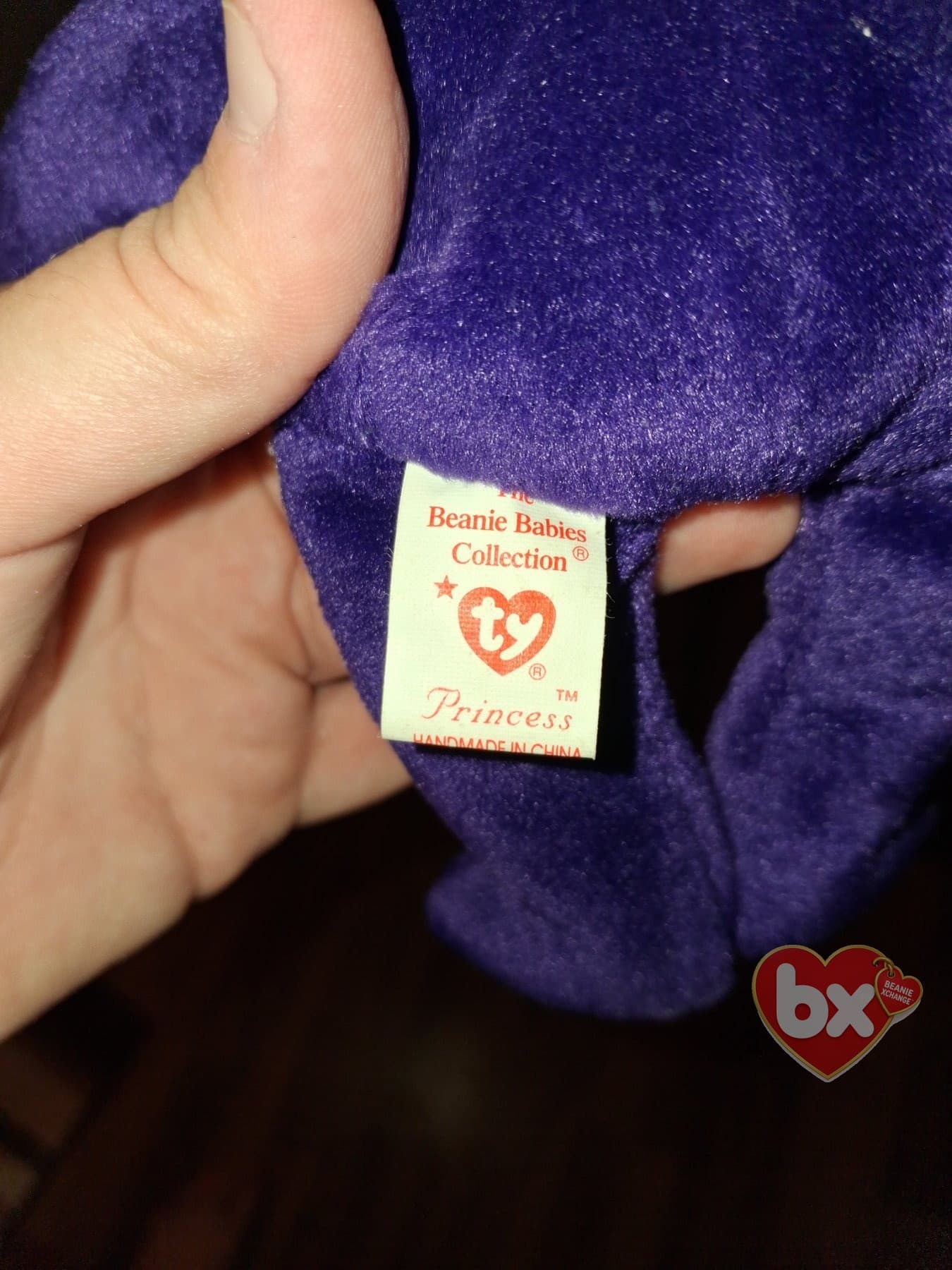 Princess — Ty Beanie Baby bear (1997) (photo 2)