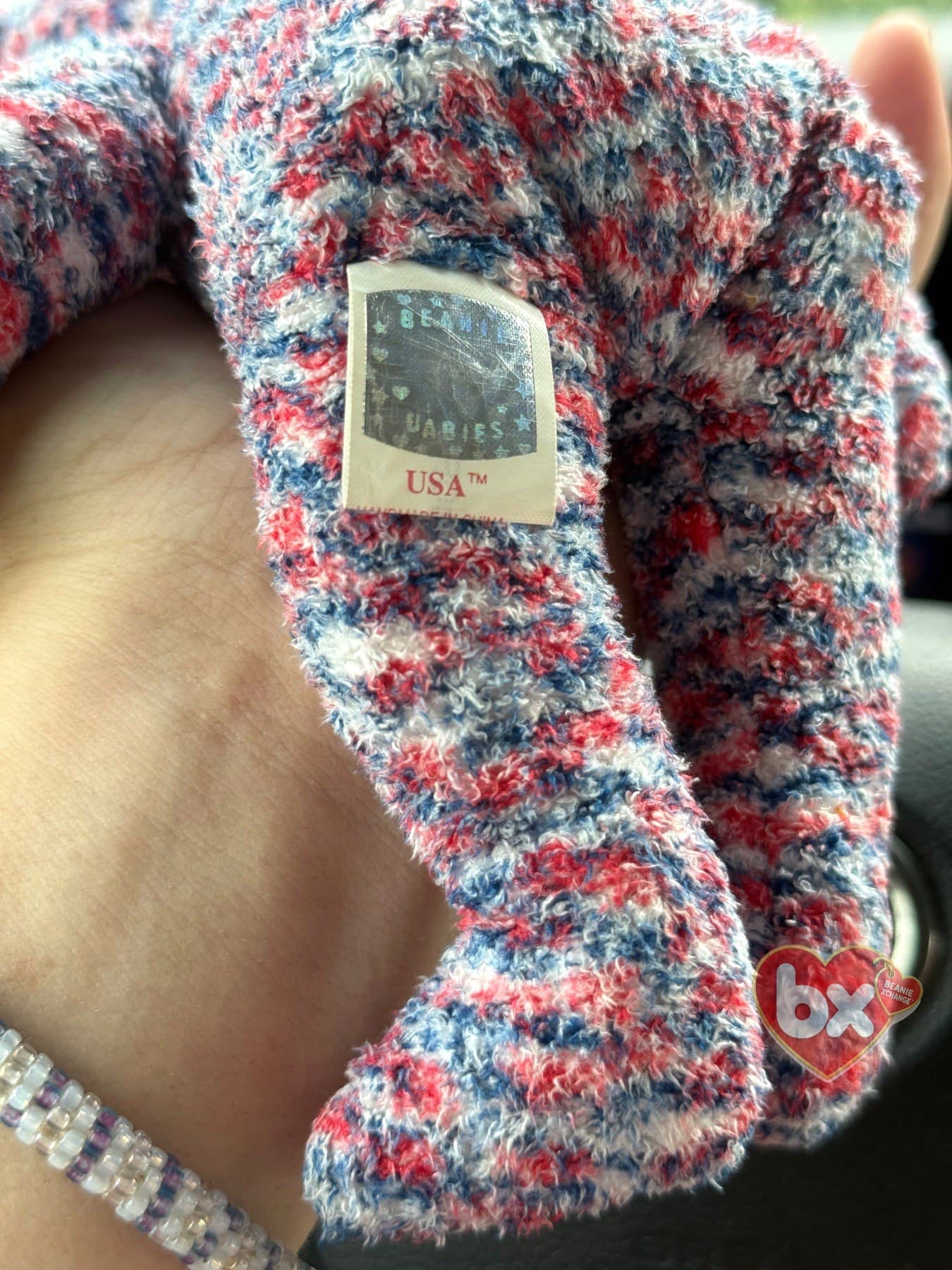 Liberty — Ty Beanie Baby bear (2000) (photo 2)