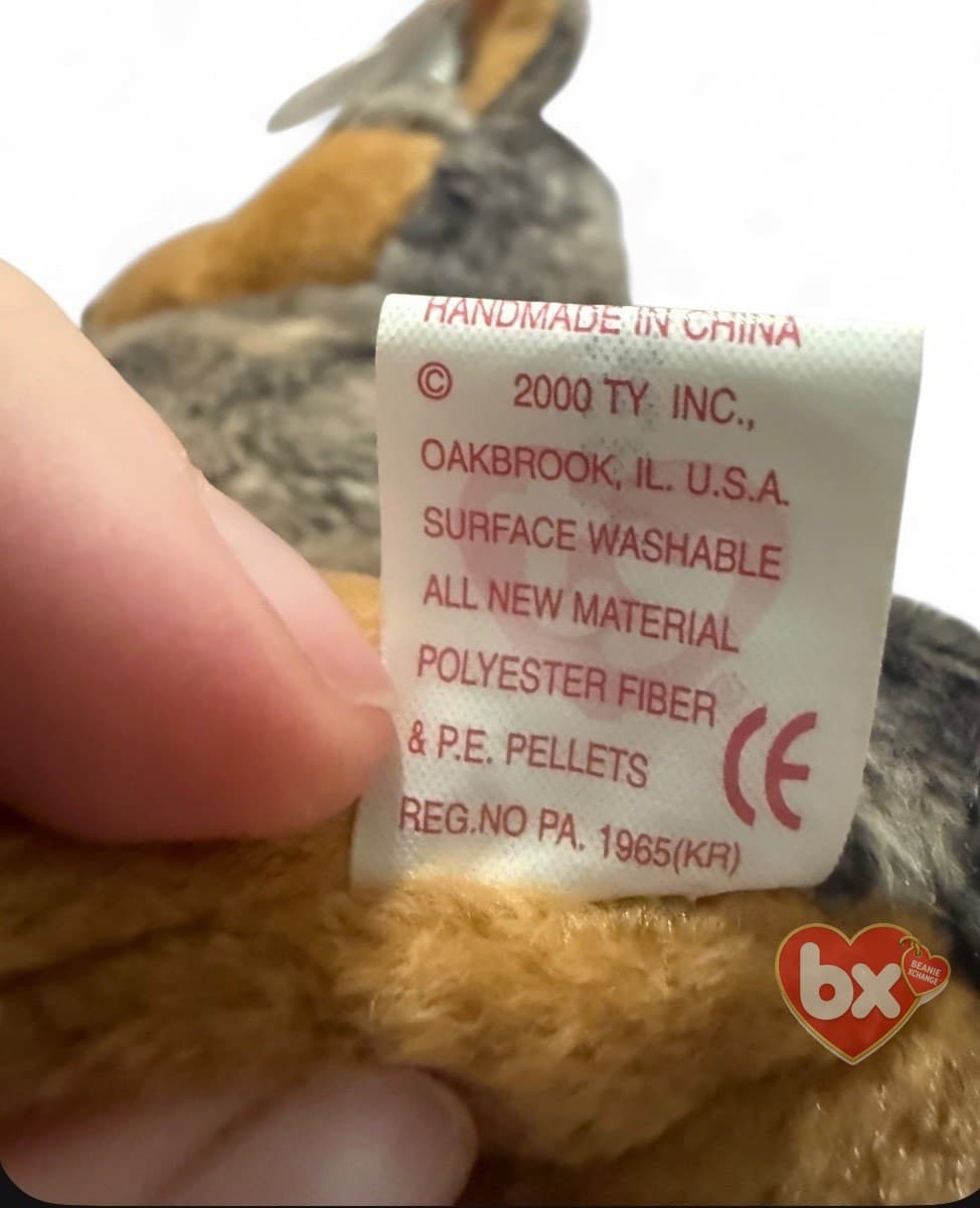 Sarge — Ty Beanie Baby dog (1996) (photo 3)