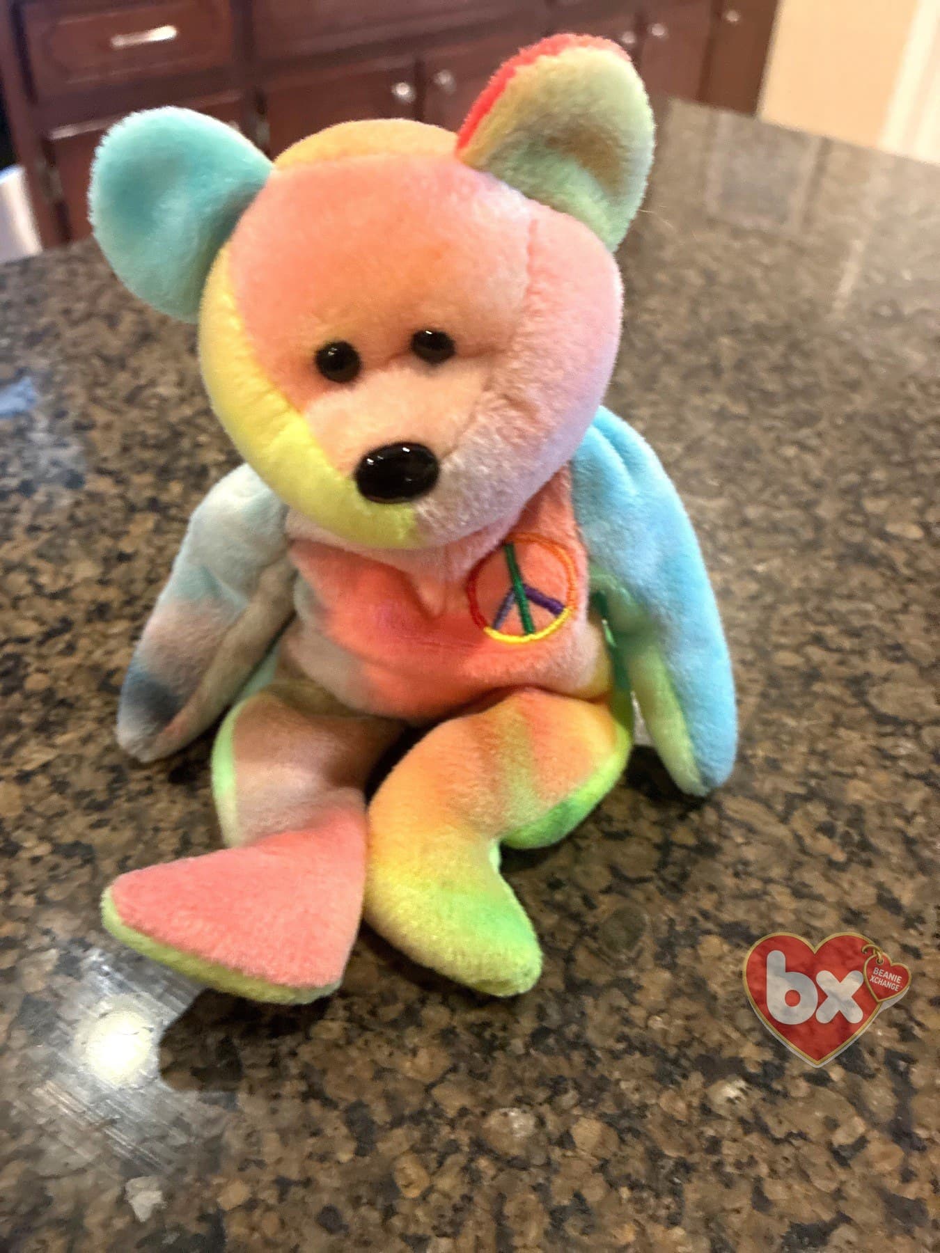 Peace — Ty Beanie Baby bear (1996)