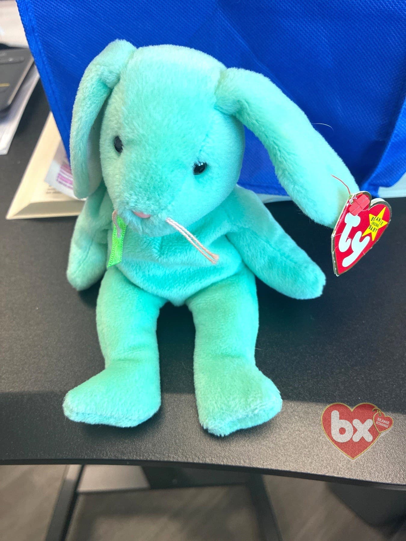 Hippity — Ty Beanie Baby bunny (1996)