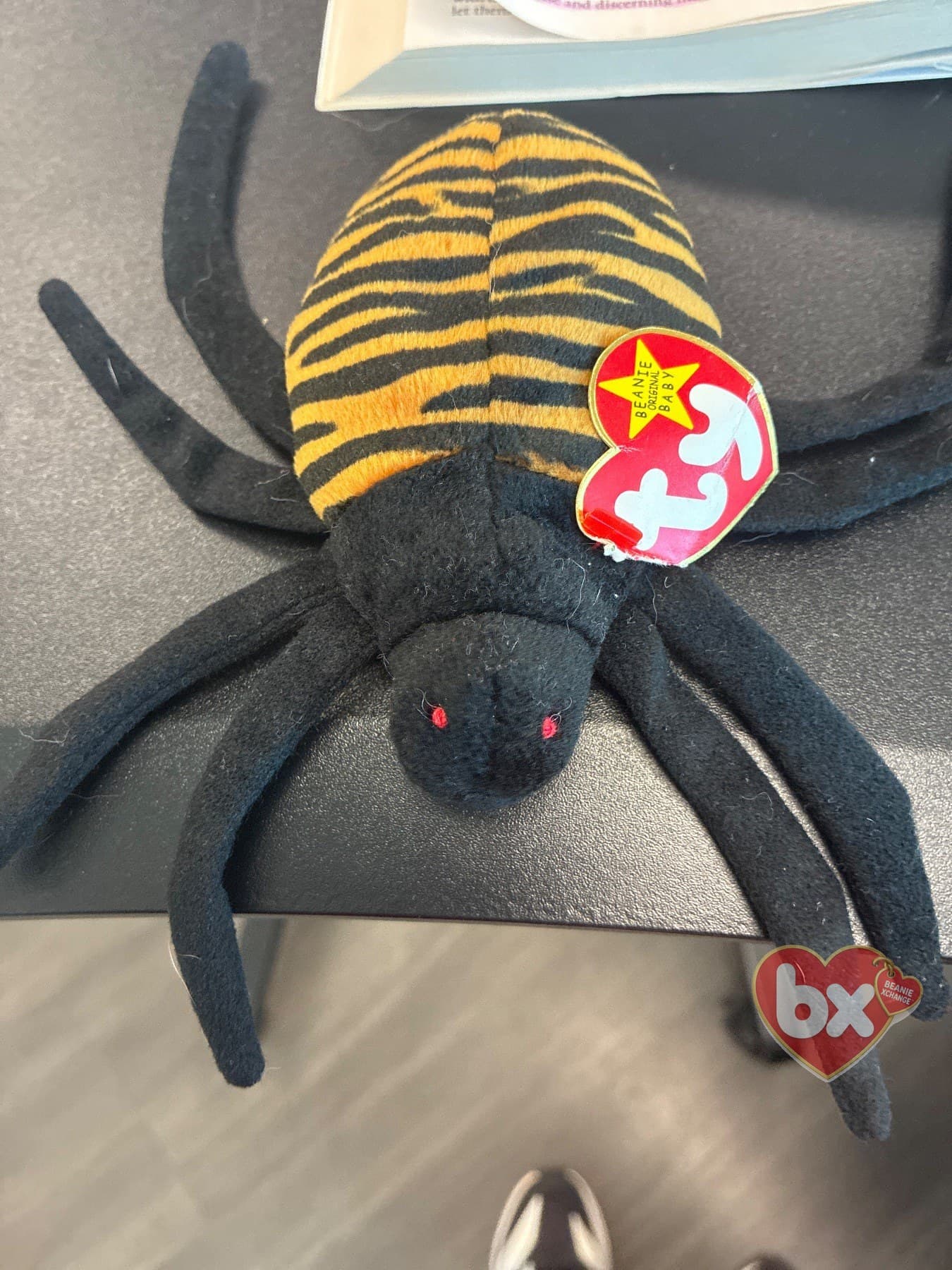 Spinner — Ty Beanie Baby spider (1996)
