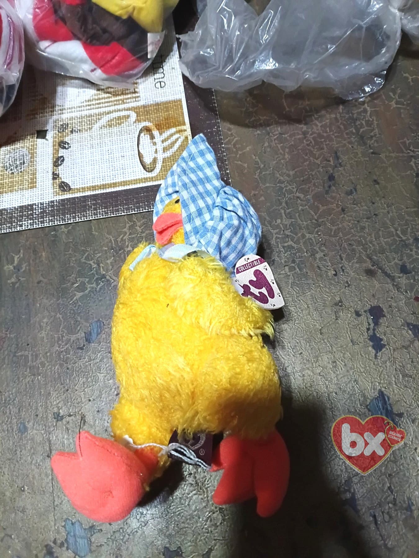 Quackers — Ty Beanie Baby duck (1994) (photo 1)