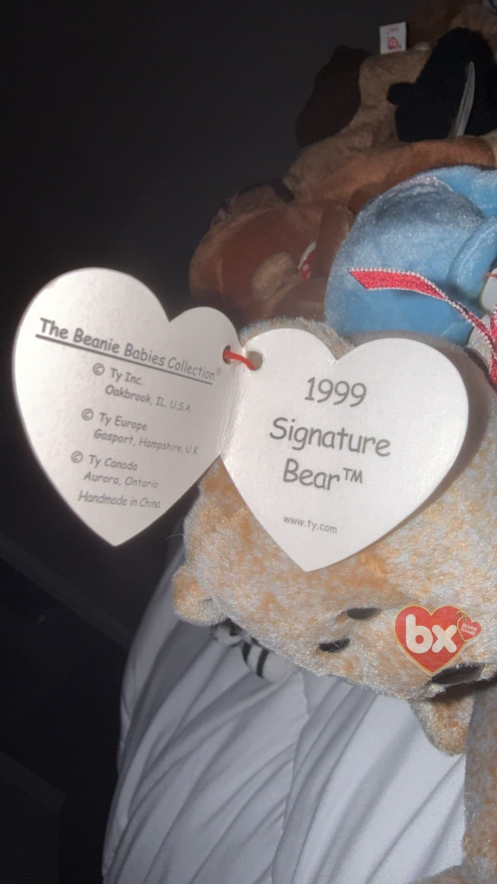 1999 Signature Bear — Ty Beanie Baby (1999) (photo 2)