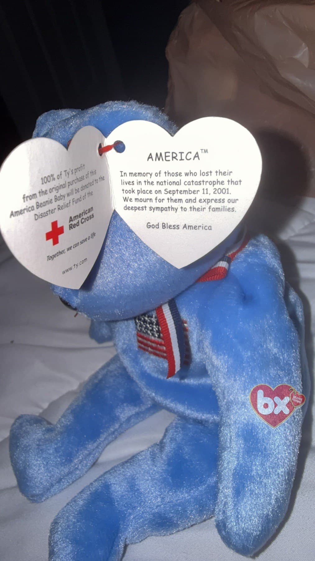 America — Ty Beanie Baby bear (photo 2)