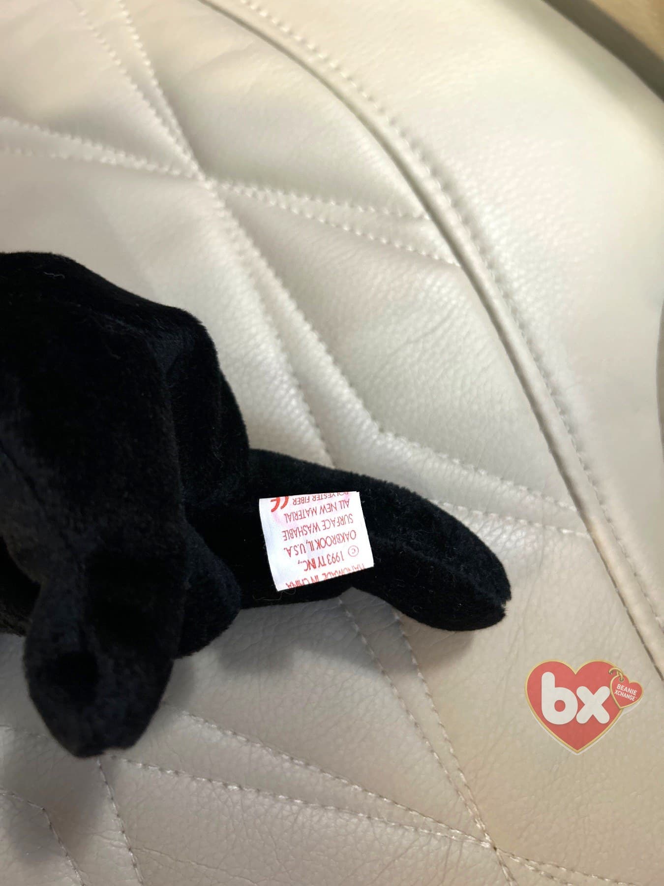 Blackie — Ty Beanie Baby bear (1994) (photo 2)