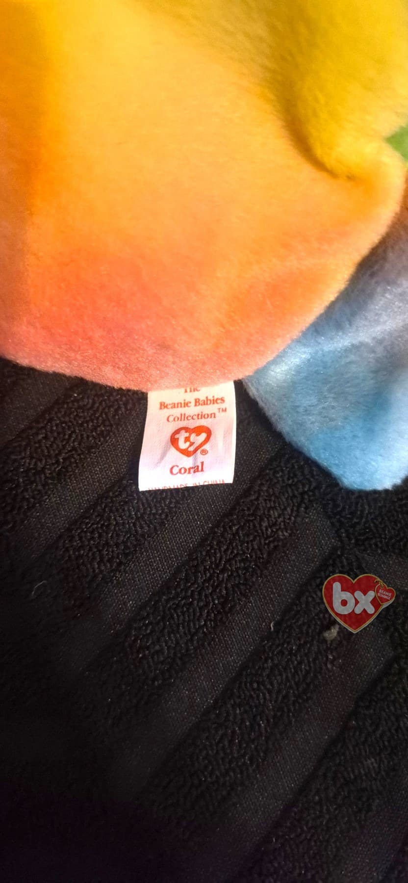 Coral — Ty Beanie Baby fish (1995) (photo 2)
