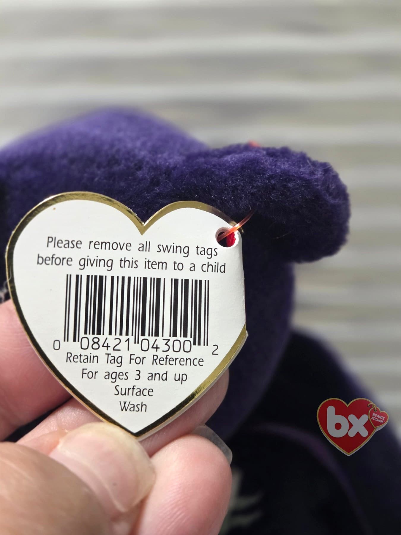 Princess — Ty Beanie Baby bear (1997) (photo 3)