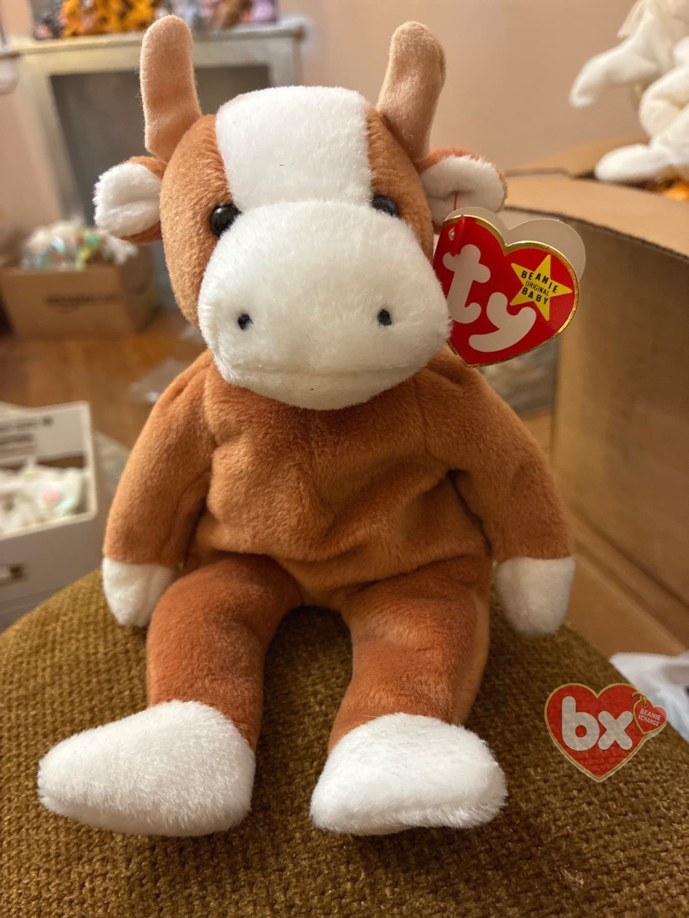Bessie — Ty Beanie Baby cow (1995)