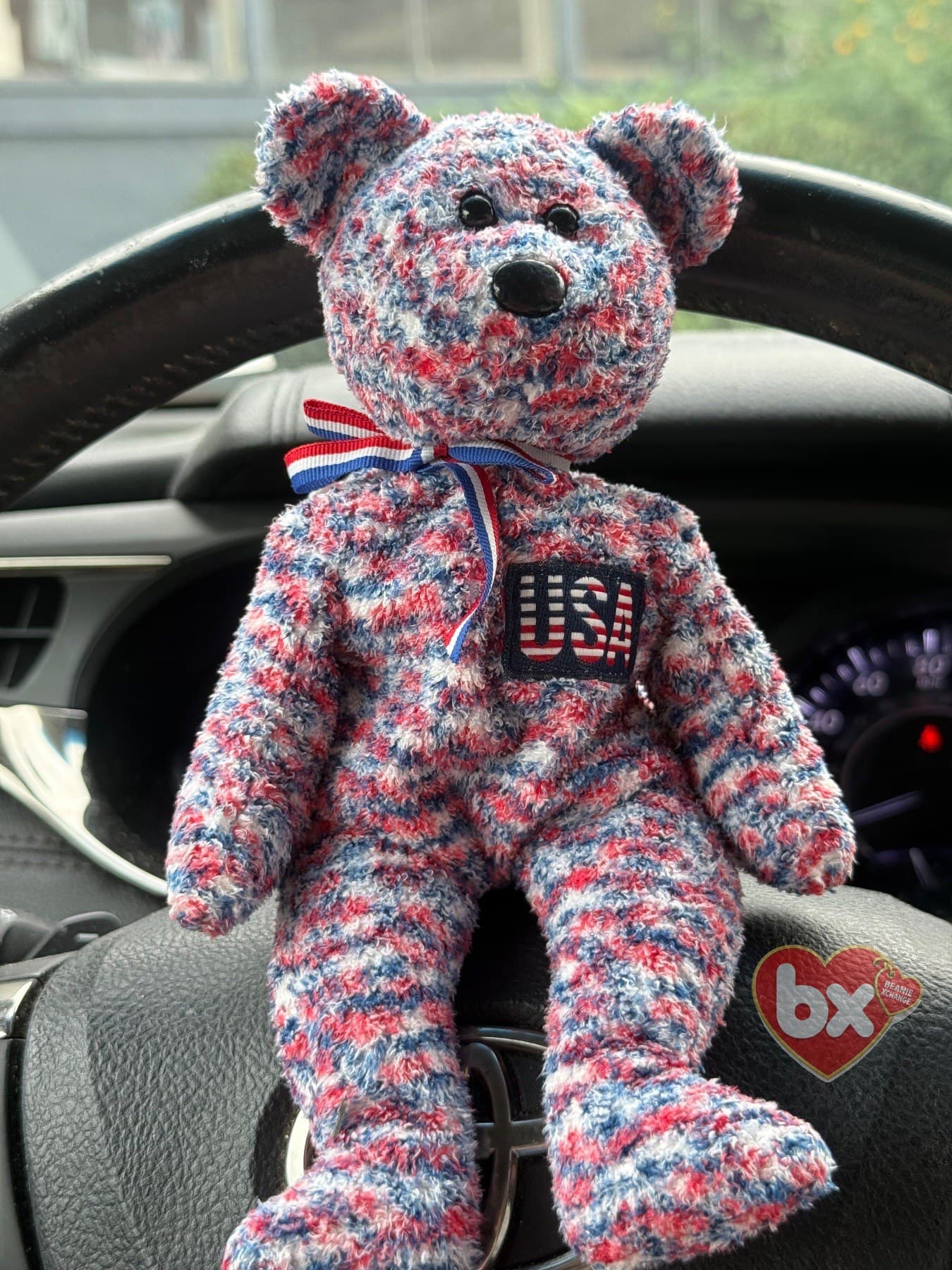 Patriot (both versions) — Ty Beanie Baby bear Patriot (both versions) — Ty Beanie Baby bear