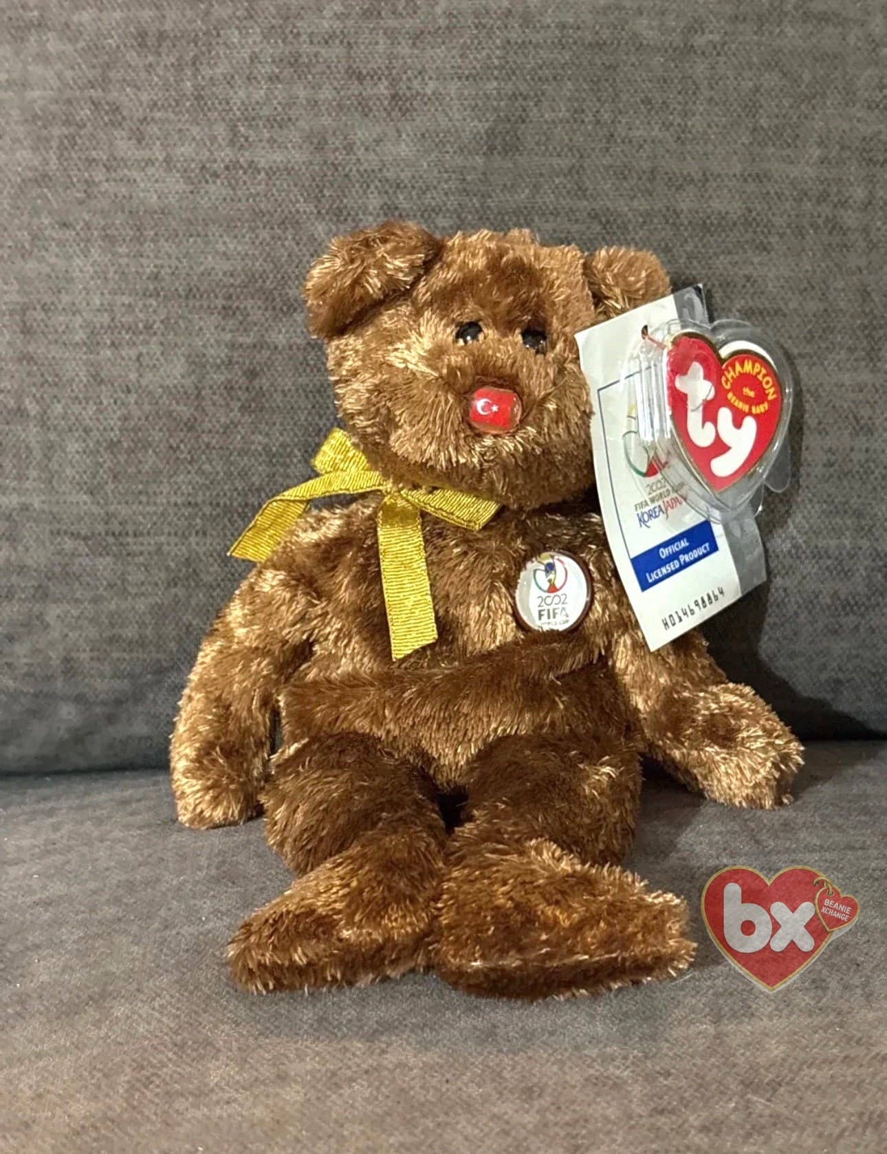 Champion (all 32 countries) — Ty Beanie Baby bear Champion (all 32 countries) — Ty Beanie Baby bear