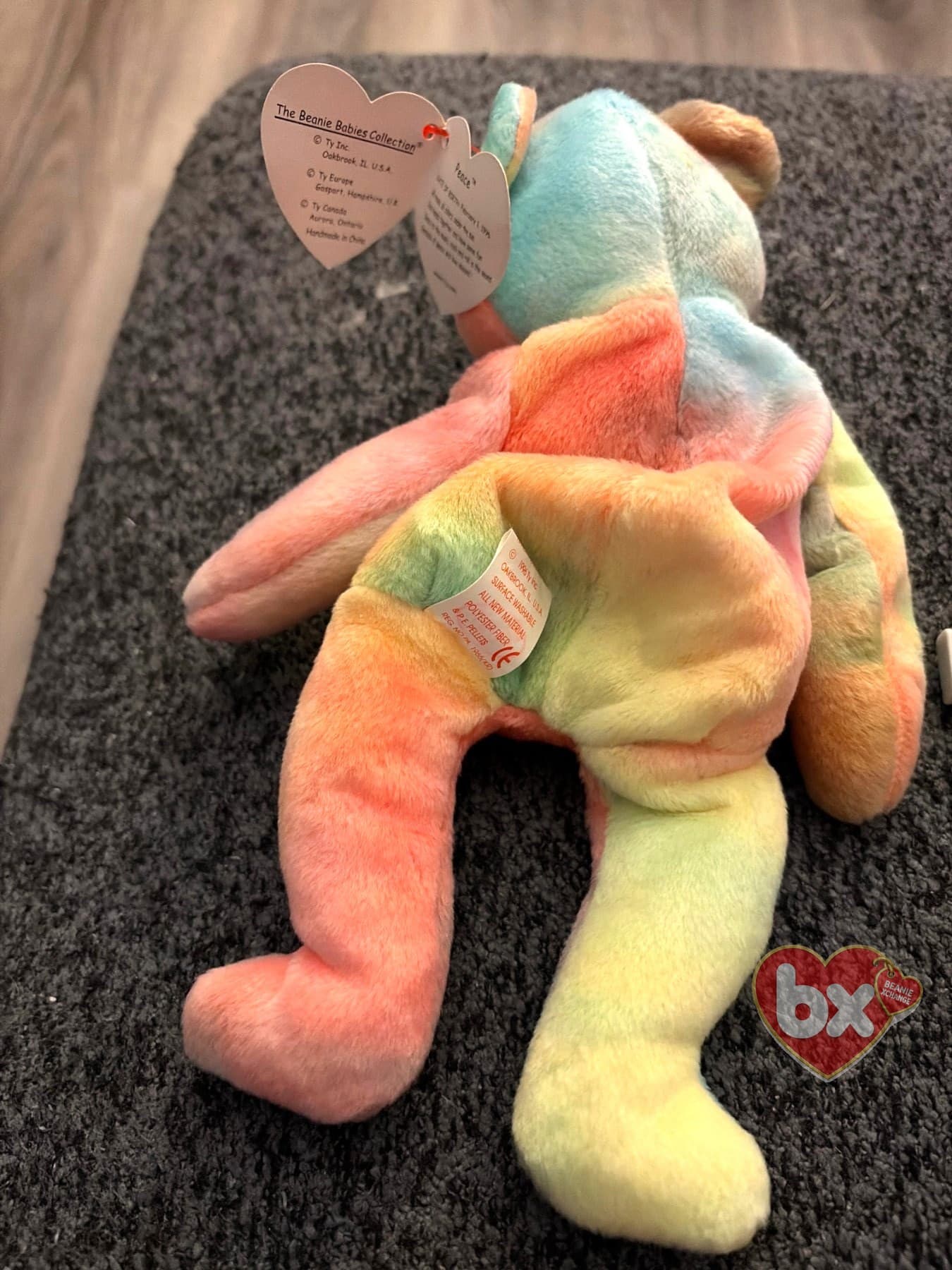 Peace — Ty Beanie Baby bear (1996)