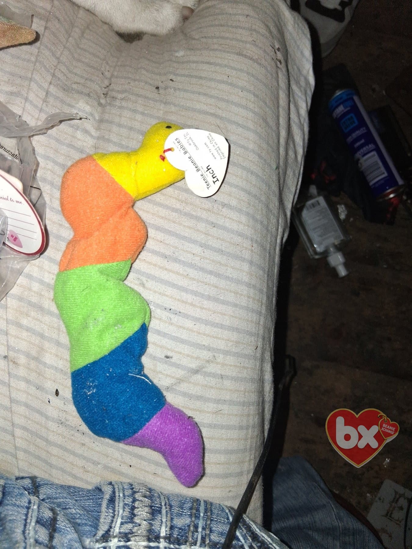 Inch — Ty Beanie Baby inchworm (1995)