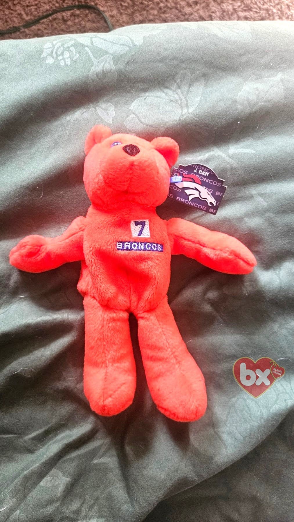 Denver Broncos — Ty Beanie Baby bear Denver Broncos — Ty Beanie Baby bear