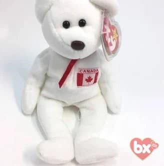 Ty Beanie Baby Maple the Bear 1996 Style #4600 Canada Exclusive