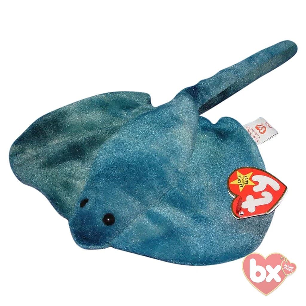 Ty Beanie Baby Sting the Stingray 1995 Style 4037 Vintage Retired