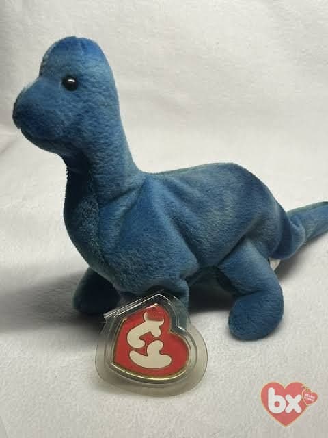 Bronty — Ty Beanie Baby brontosaurus (1995) Bronty — Ty Beanie Baby brontosaurus (1995)