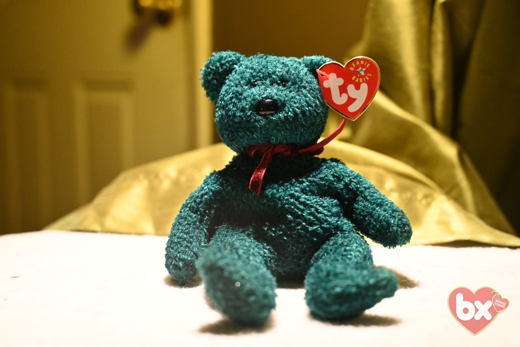 Curly — Ty Beanie Baby bear (1996) Curly — Ty Beanie Baby bear (1996)