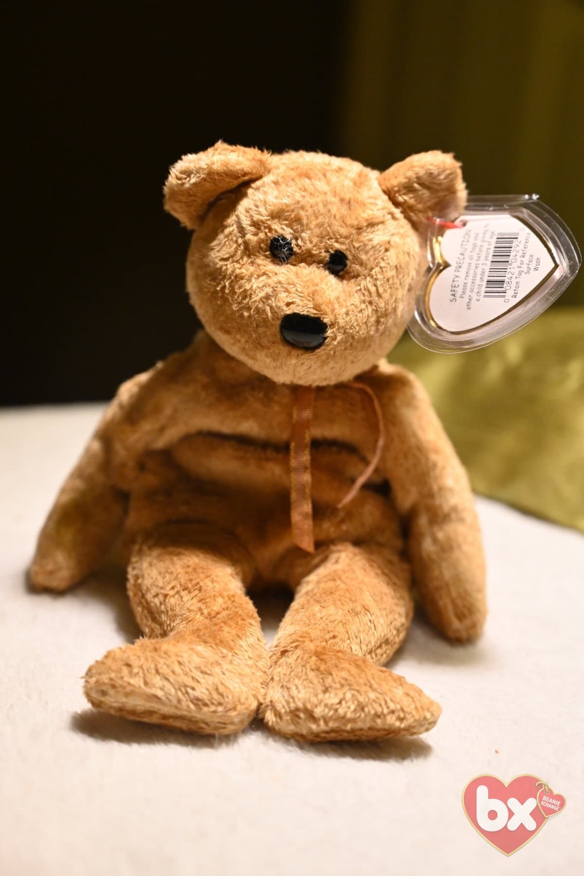 Cashew — Ty Beanie Baby bear (2000) Cashew — Ty Beanie Baby bear (2000)