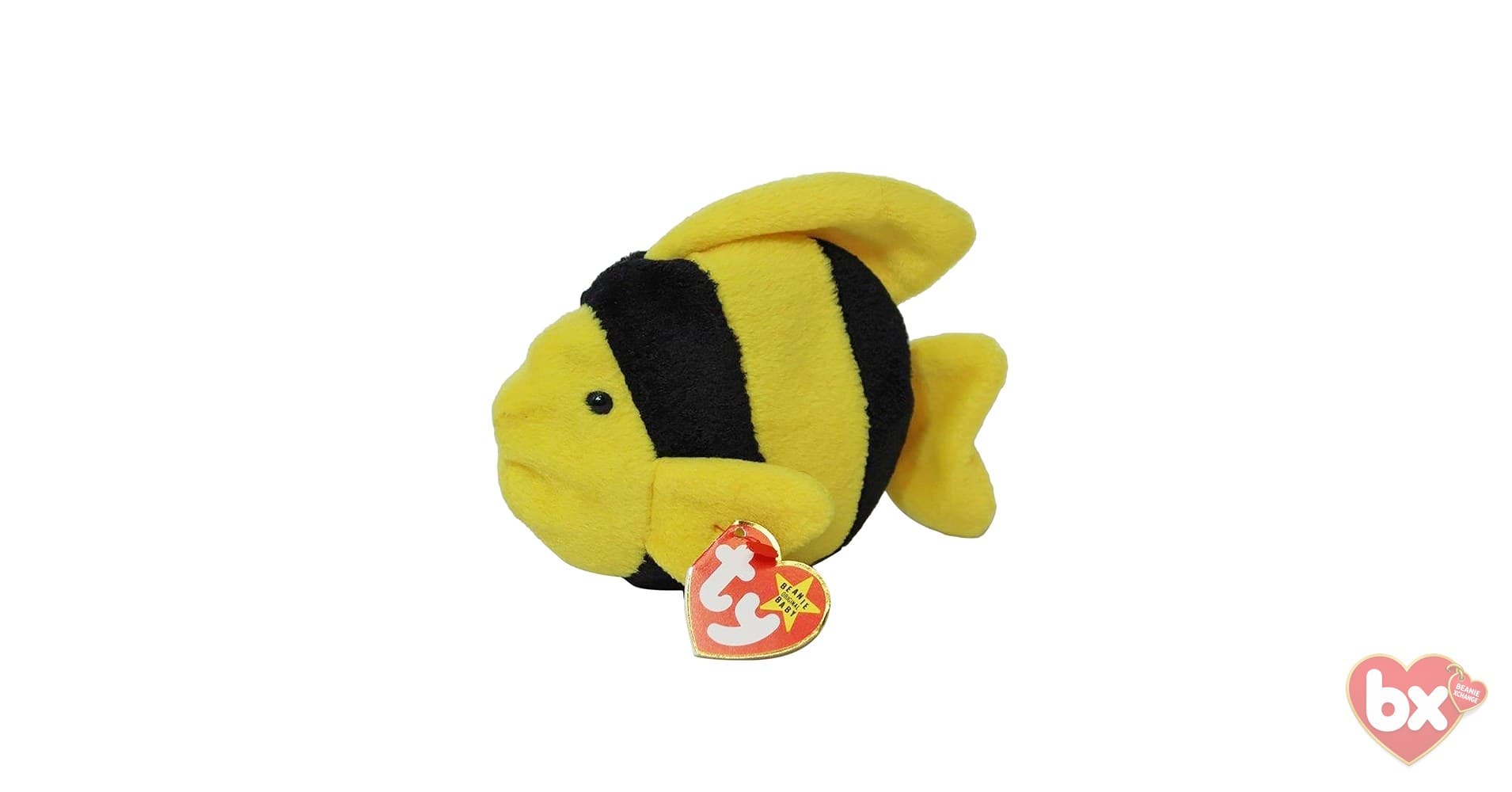 Ty Beanie Baby Bubbles the Fish 1995 Vintage Good Condition