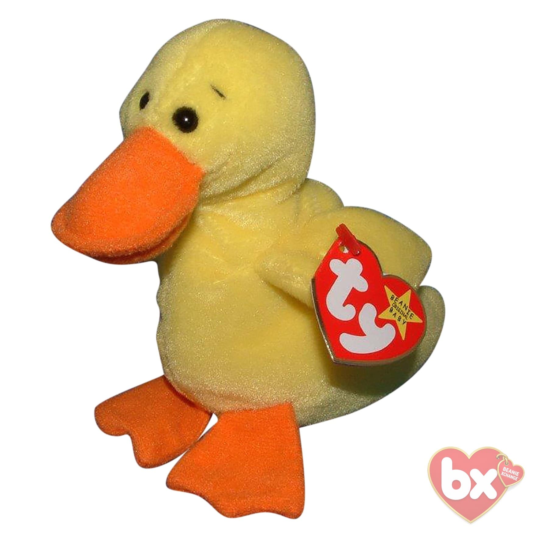 Ty Quackers the Duck 1994 Style 4024 | Rare Wingless 1st Version | Vintage — Ty Beanie Baby