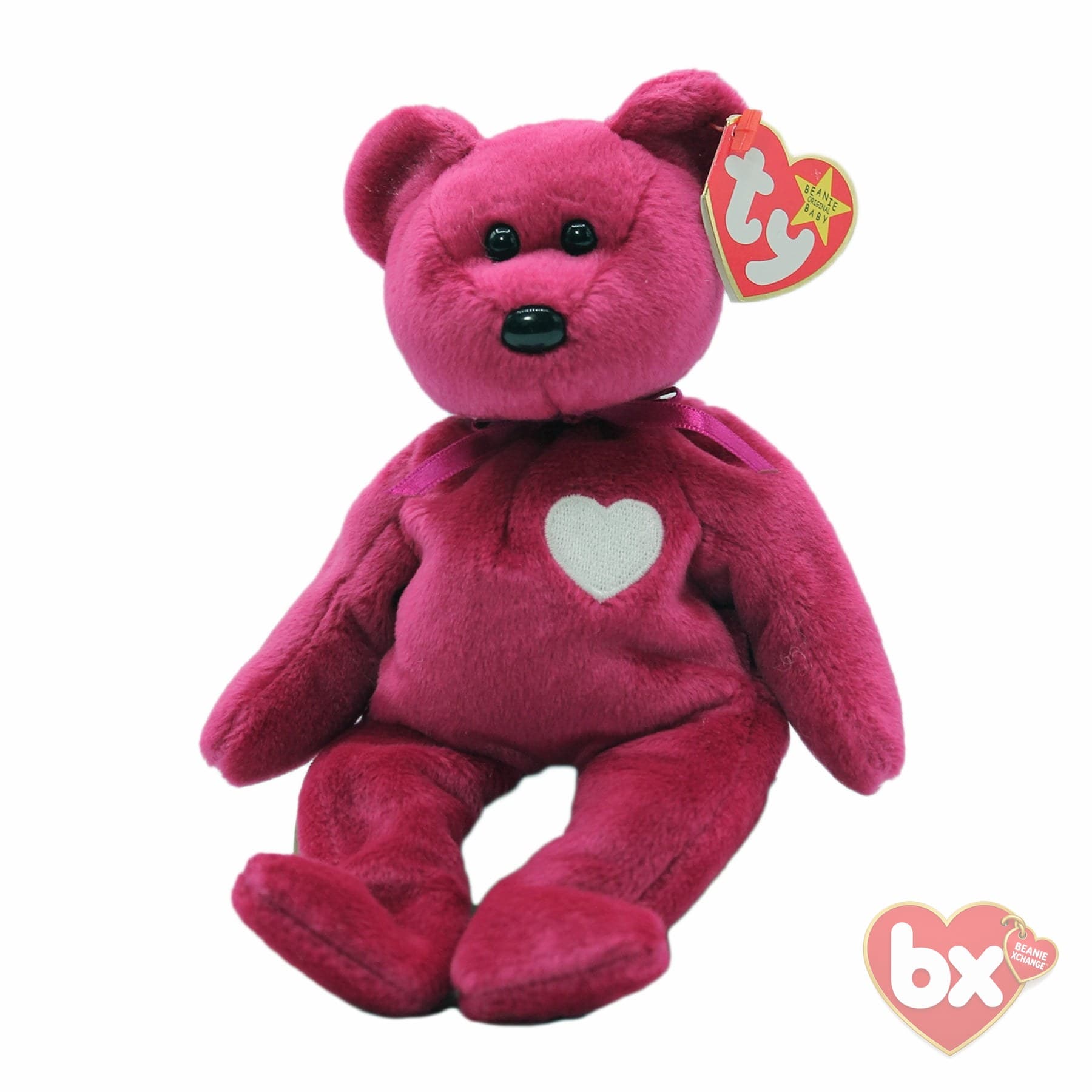 Ty Valentina the Bear 1998 Vintage Valentine's Day Retired — Ty Beanie Baby
