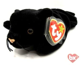 Ty Beanie Baby Velvet the Panther 1995 Vintage MWMT
