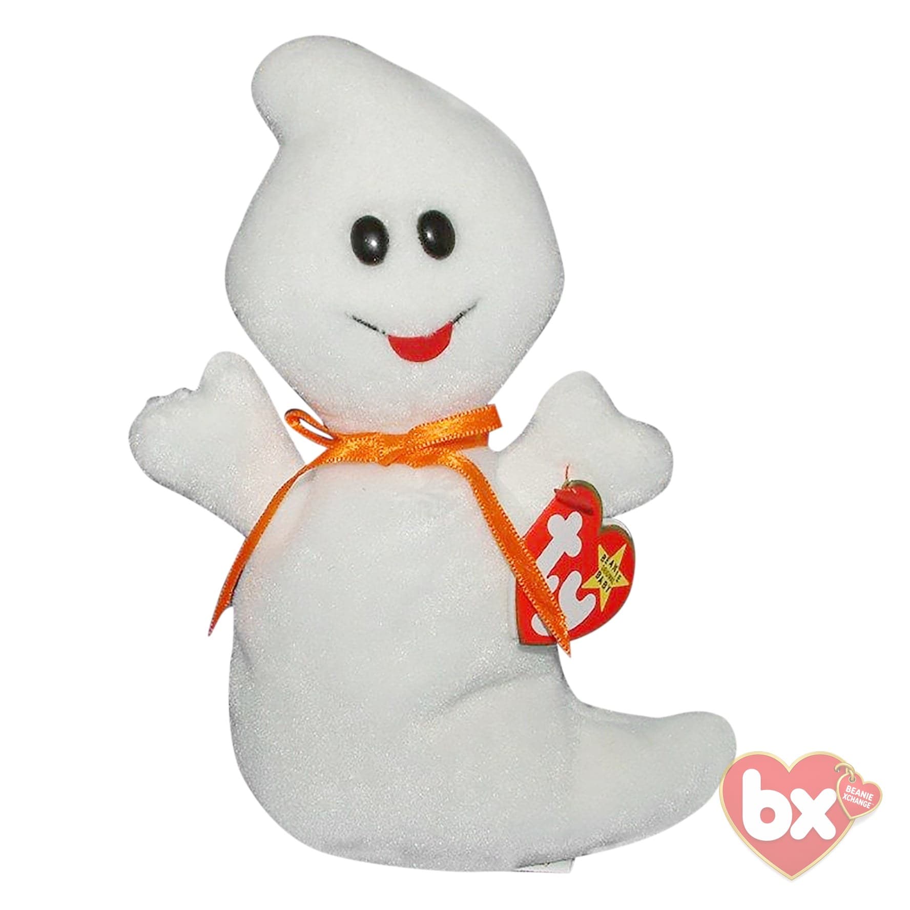 Ty Spooky the Ghost Beanie Baby 1995 Style #4090 Retired Vintage