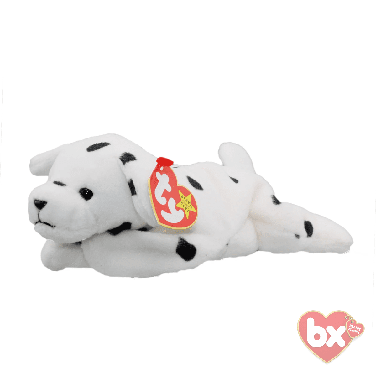 Ty Beanie Baby Sparky the Dalmatian 1996 Style #4102 Rare Retired
