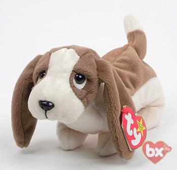Ty Tracker the Basset Hound Beanie Baby 1998 Style #4195 Vintage