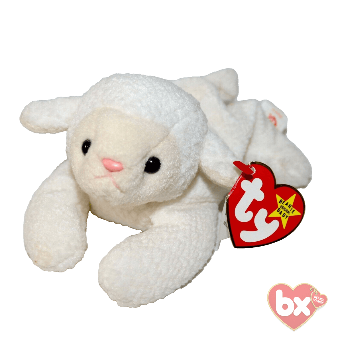 Ty Beanie Baby Fleece the Lamb 1996 Vintage Good Condition