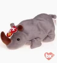 Ty Beanie Baby Spike the Rhinoceros 1996 Style #4060 Vintage