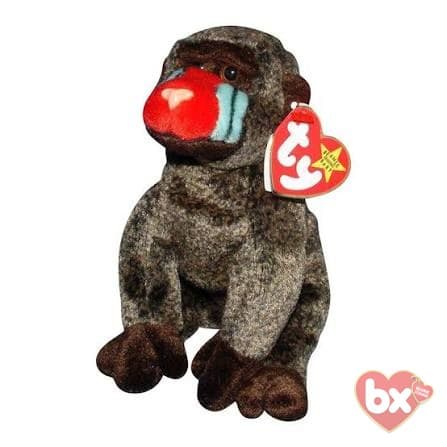 Cheeks — Ty Beanie Baby baboon (1999) Cheeks — Ty Beanie Baby baboon (1999)