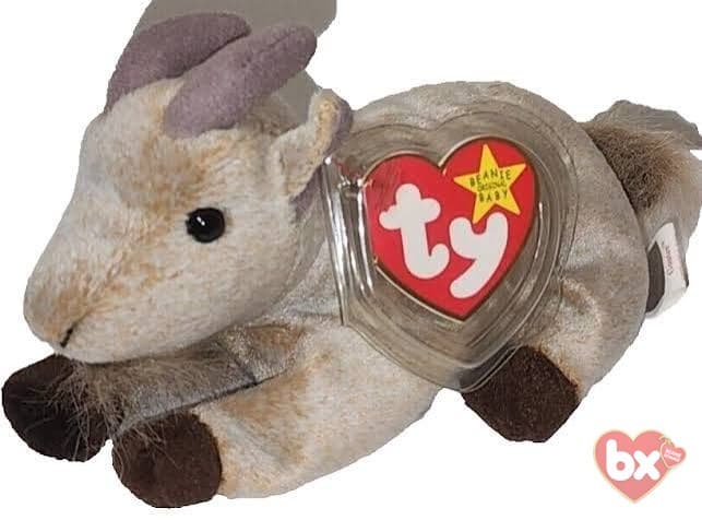 Ty Beanie Baby Goatee the Mountain Goat 1999 Vintage