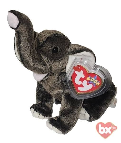 Ty Trumpet the Elephant Beanie Baby 1999 Vintage Good Condition