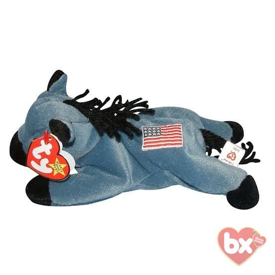Lefty — Ty Beanie Baby donkey (1996) Lefty — Ty Beanie Baby donkey (1996)