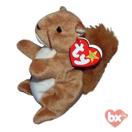 Nuts — Ty Beanie Baby squirrel (1996) Nuts — Ty Beanie Baby squirrel (1996)